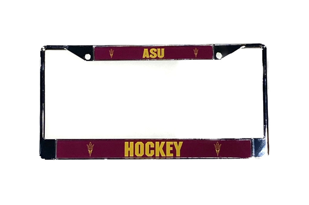 ASU Hockey License Plate Frame Devils Hockey Shop