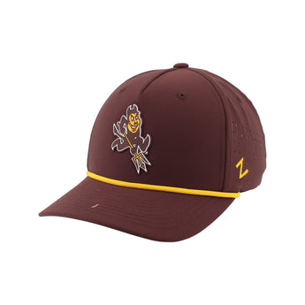 ASU Hockey Zephyr Maroon Sparky Hat