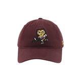 ASU Hockey Zephyr Maroon Adjustable Sparky Hat