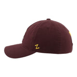ASU Hockey Zephyr Maroon Adjustable Sparky Hat