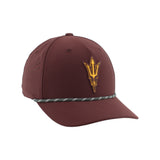 ASU Hockey Zephyr Maroon Fork Hat