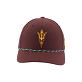 ASU Hockey Zephyr Maroon Fork Hat