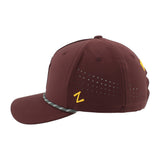 ASU Hockey Zephyr Maroon Fork Hat