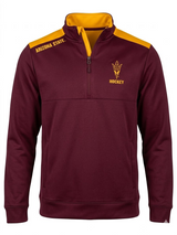 ASU Hockey Colosseum Maroon 1/4 Zip