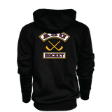 ASU Hockey Blue84 Black Full Zip Hoodie