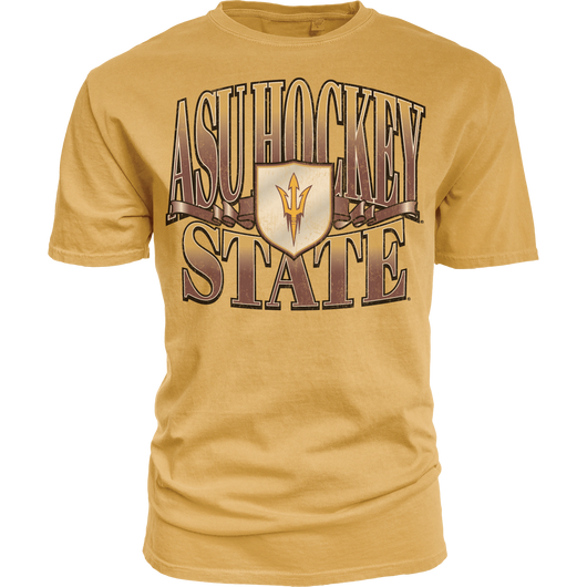 ASU Hockey Blue84 Gold Shirt