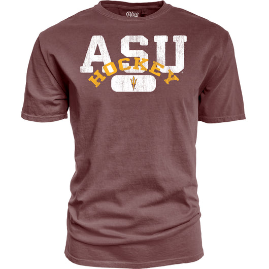 ASU Hockey Blue84 Ringspun Youth Shirt