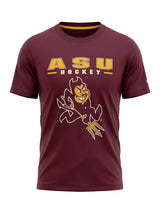 ASU Hockey Colosseum Youth Maroon Sparky Shirt
