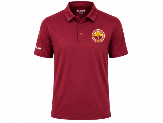 ASU Hockey CCM Maroon Polo