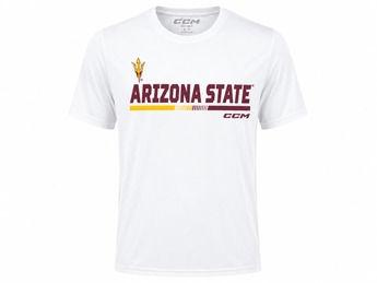ASU Hockey CCM White Shirt