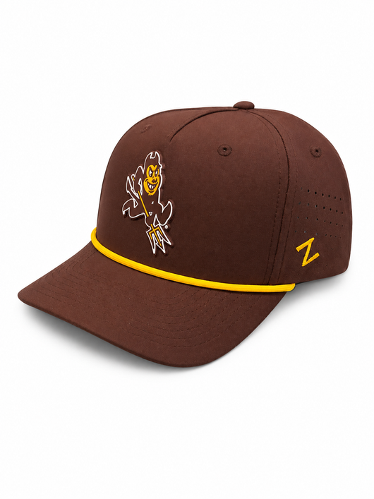 ASU Hockey Zephyr Maroon Sparky Hat