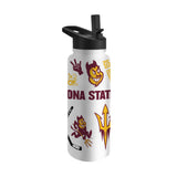 ASU Hockey Logo Brands 34oz Quencher Bottle
