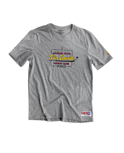 ASU Hockey CCM Grey Shirt
