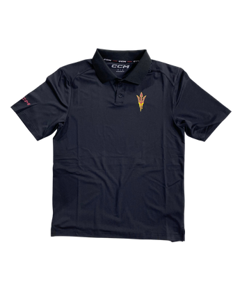 ASU Hockey CCM Black Polo