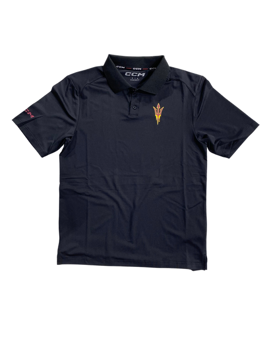 ASU Hockey CCM Black Polo