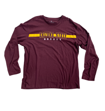 ASU Hockey Colosseum Bar Long Sleeve Shirt
