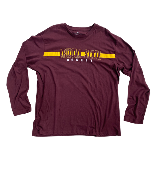 ASU Hockey Colosseum Bar Long Sleeve Shirt