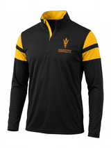 ASU Hockey Colosseum Black 1/4 Zip