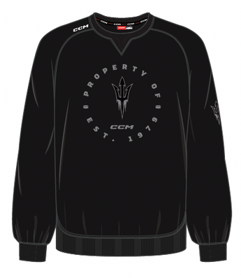 ASU Hockey CCM Black Premium Crewneck