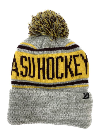 ASU Hockey Snag Knit Beanie