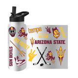 ASU Hockey Logo Brands 34oz Quencher Bottle