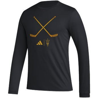 ASU Hockey Men's Black Pregame Long Sleeve Shirt
