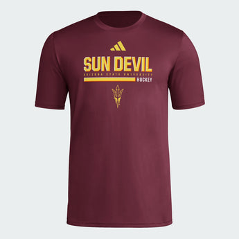 ASU Hockey Maroon Pregame Shirt