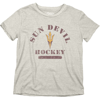 ASU Hockey Youth Button Hook Shirt
