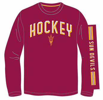 ASU Hockey Colosseum Neb Long Sleeve Shirt