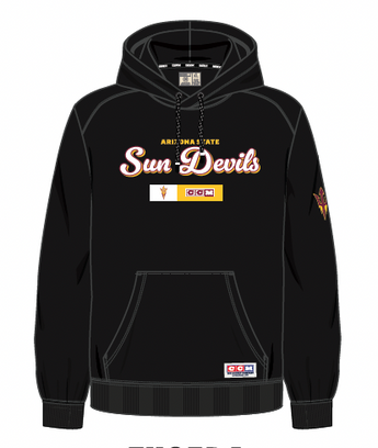ASU Hockey CCM Black Pullover Hoodie