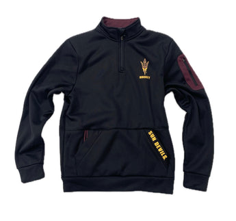 ASU Hockey Mainframe 1/4 Zip Fleece