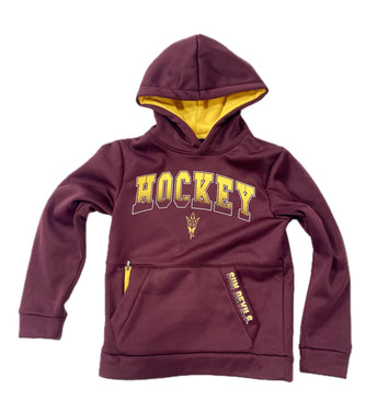 ASU Hockey Youth Armada Pullover Fleece Hoodie Devils Hockey Shop