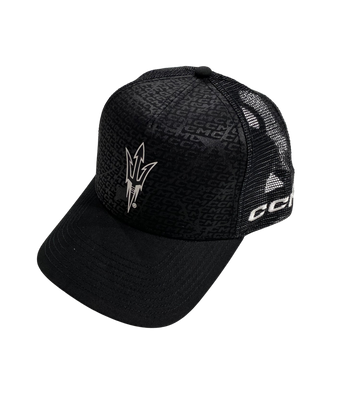ASU Hockey CCM Black Meshback Trucker Hat