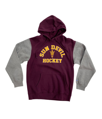 ASU Hockey Blue84 Block Hoodie