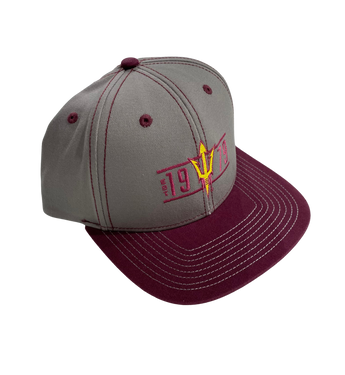 ASU Hockey CCM Grey Snapback Hat