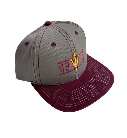 ASU Hockey CCM Grey Snapback Hat