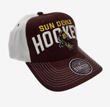 ASU Hockey Maroon/White Show-Off Flex Hat